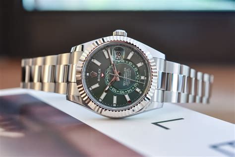 new rolex sky dweller green dial|Rolex Sky-Dweller factory diamond.